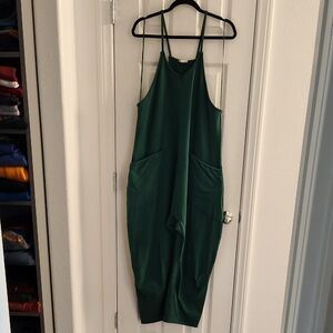 LuLaRoe Bridget Jumpsuit Dark Green Size Medium